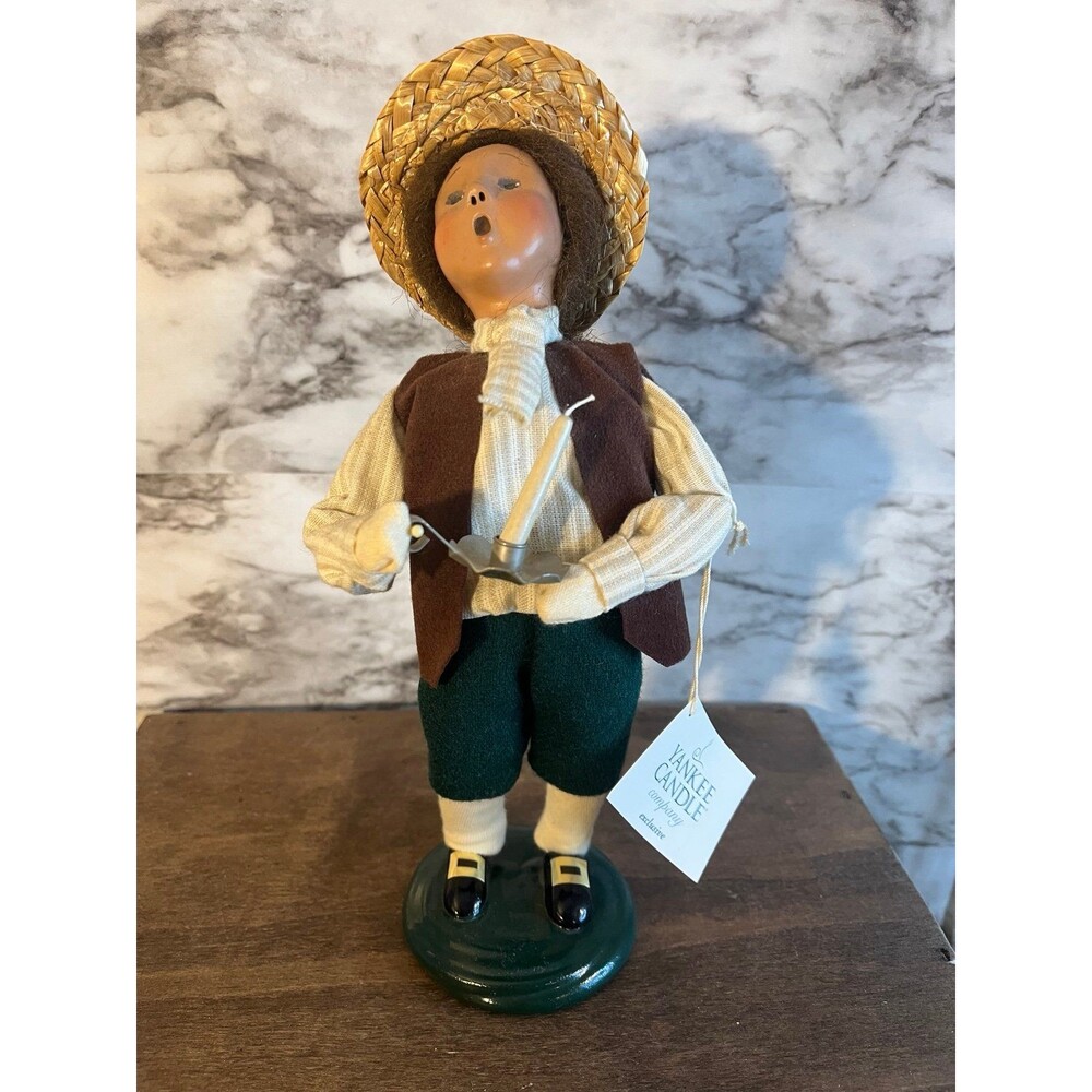 Byers Choice Carolers 2001 Boy Yankee Candle Candlemaker's Apprentice